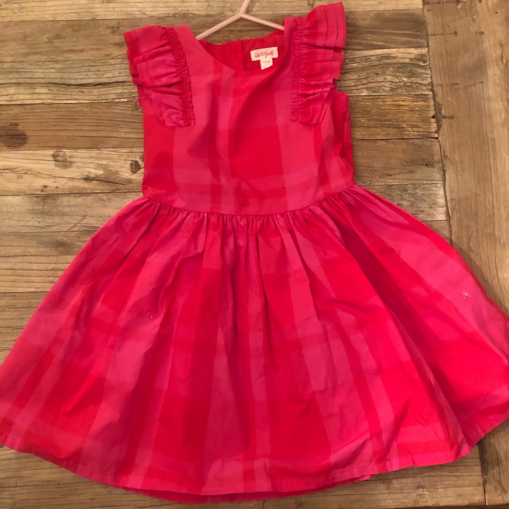 Cat and Jack Dress Red and Pink